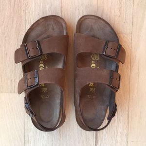 Women’s Milano Birkenstock sandals US size 8